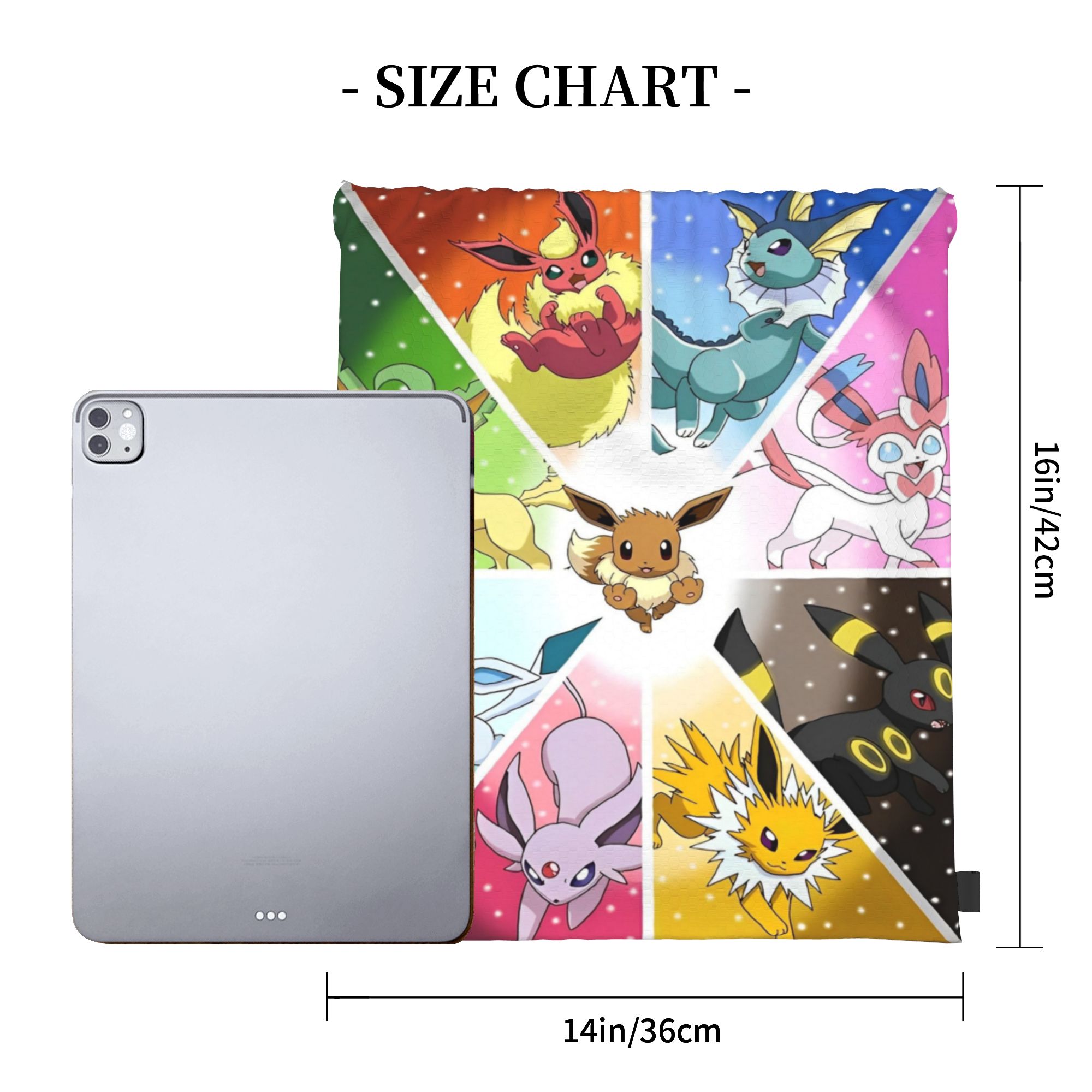 90s Anime Poke-Mon Drawstring  - Drawstring Gym Bag recension och pris
