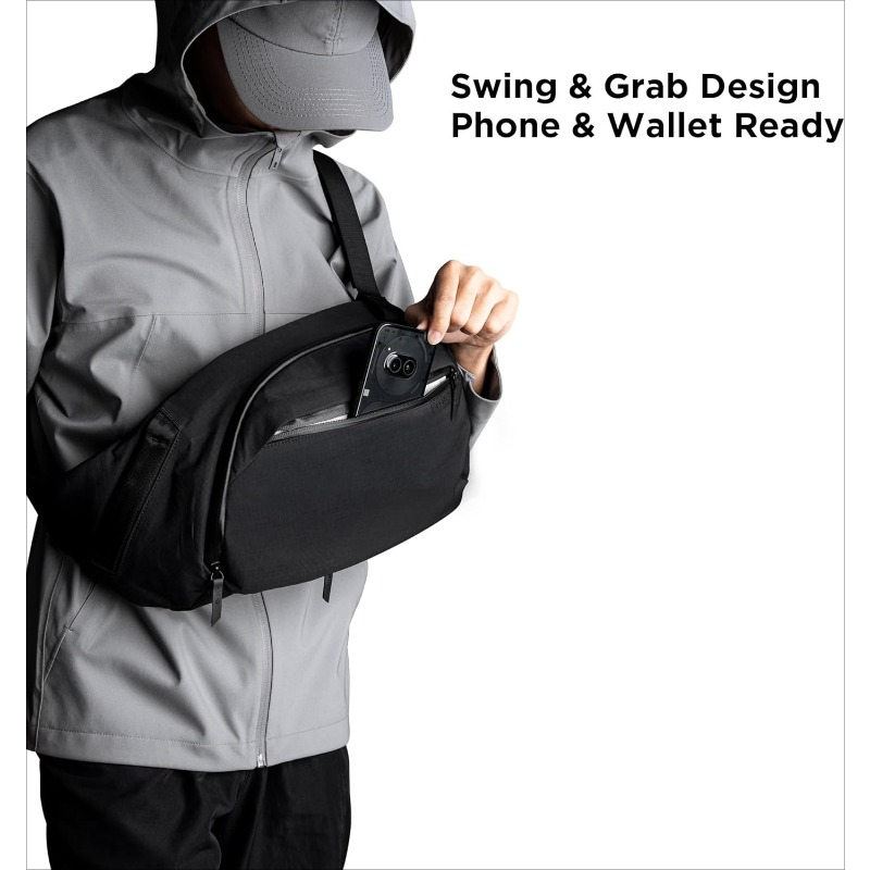 Right Shoulder Chest Bag 7.5L  - Sling Backpack Shoulder recension och pris