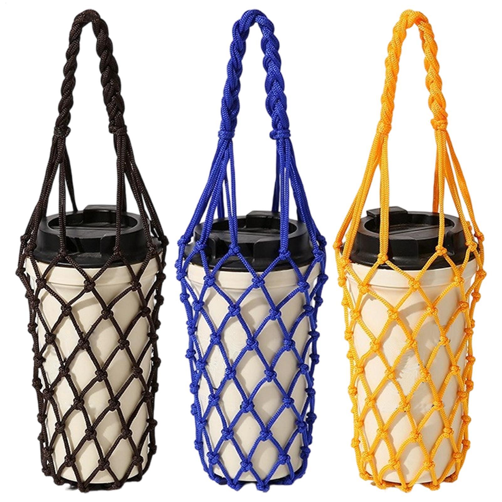 1pcs Water Bottle Bag Crochet  - Hydration Pack Outdoor recension och pris