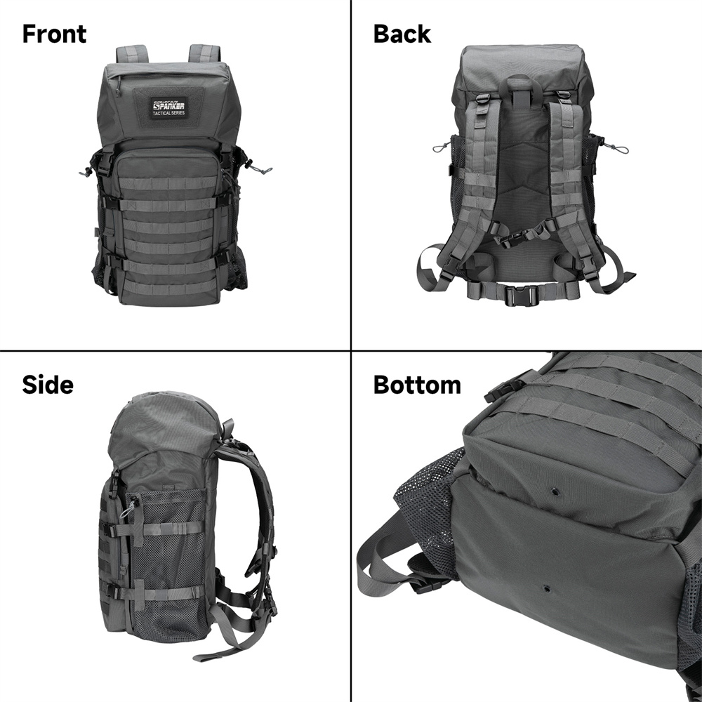 Tactical Backpack 40L 500D Nyl - Rucksack Military Style recension och pris