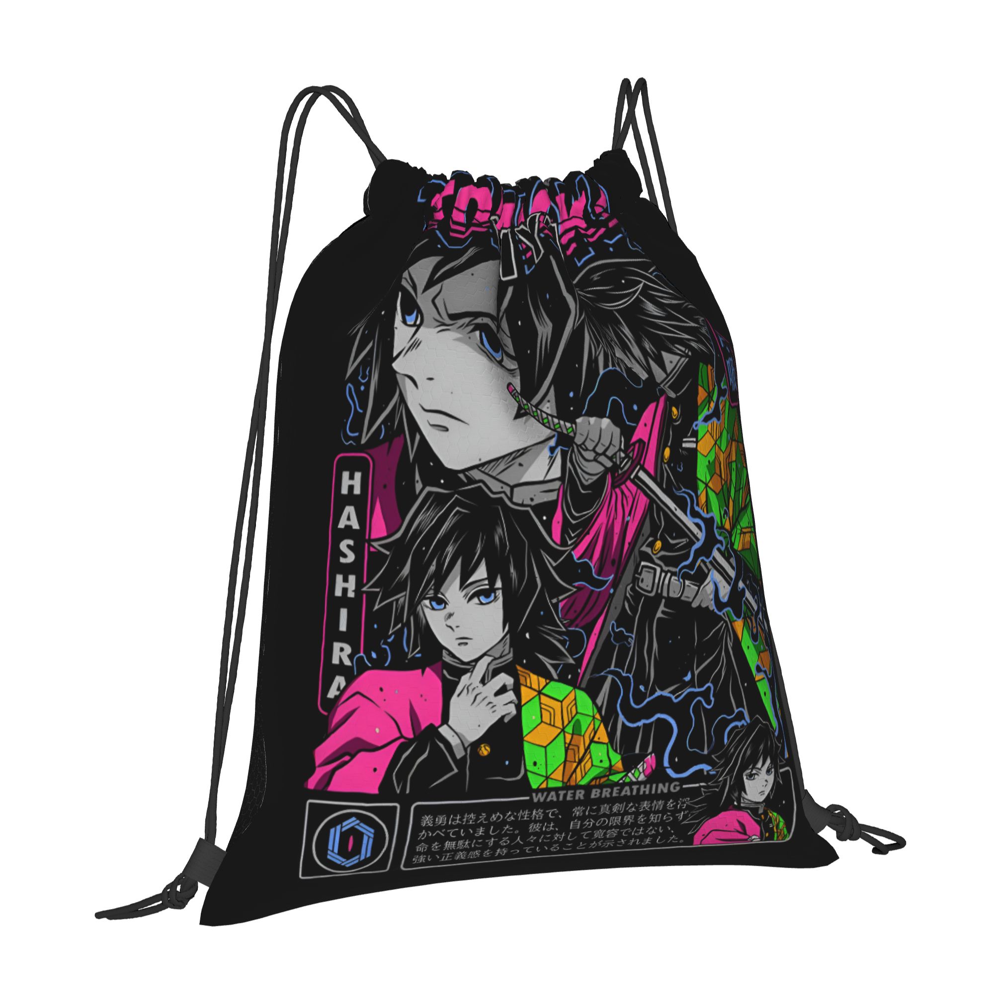 Custom Demon Slayers Drawstrin - Drawstring Gym Bag recension och pris